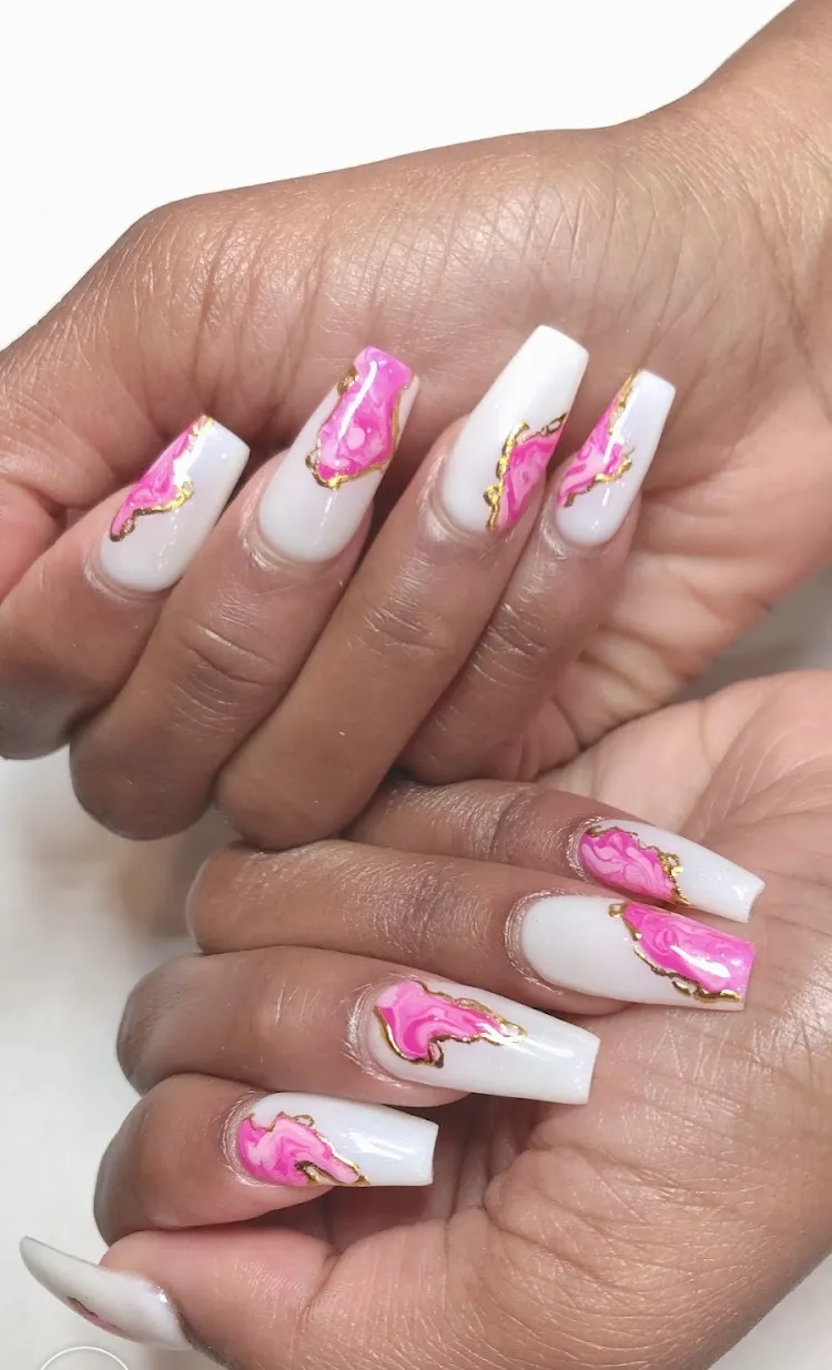 Nail art at Nail Nation Spa LA